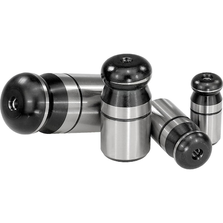 Kipp Locating Pin With Ball-End C=14, Form:A Stainless Steel K0350.514